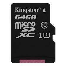Карта памяти MicroSDХC 64Gb Kingston class 10